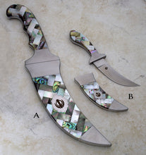 Load image into Gallery viewer, Special Offer - Purchase 2 mother of pearl mosaic Kirpans - get a 3rd mother of pearl mosaic Kirpan at half off.