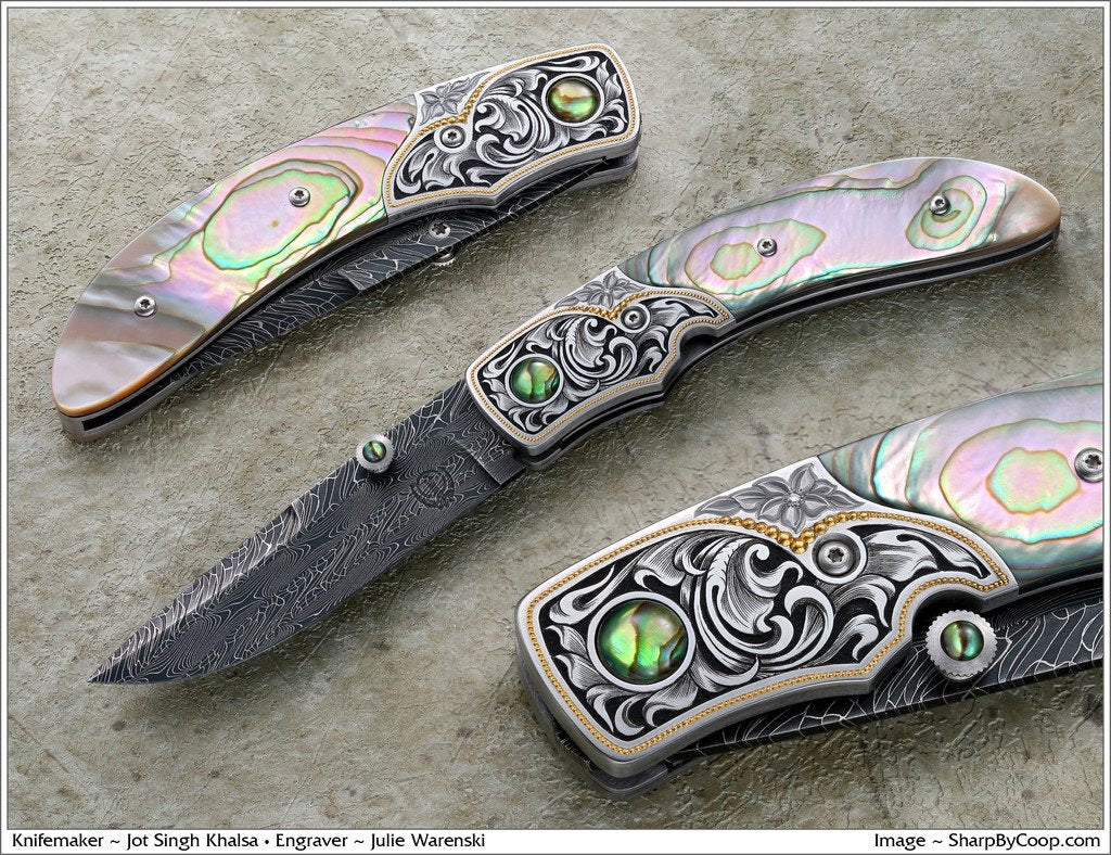 Abalone folding knife2